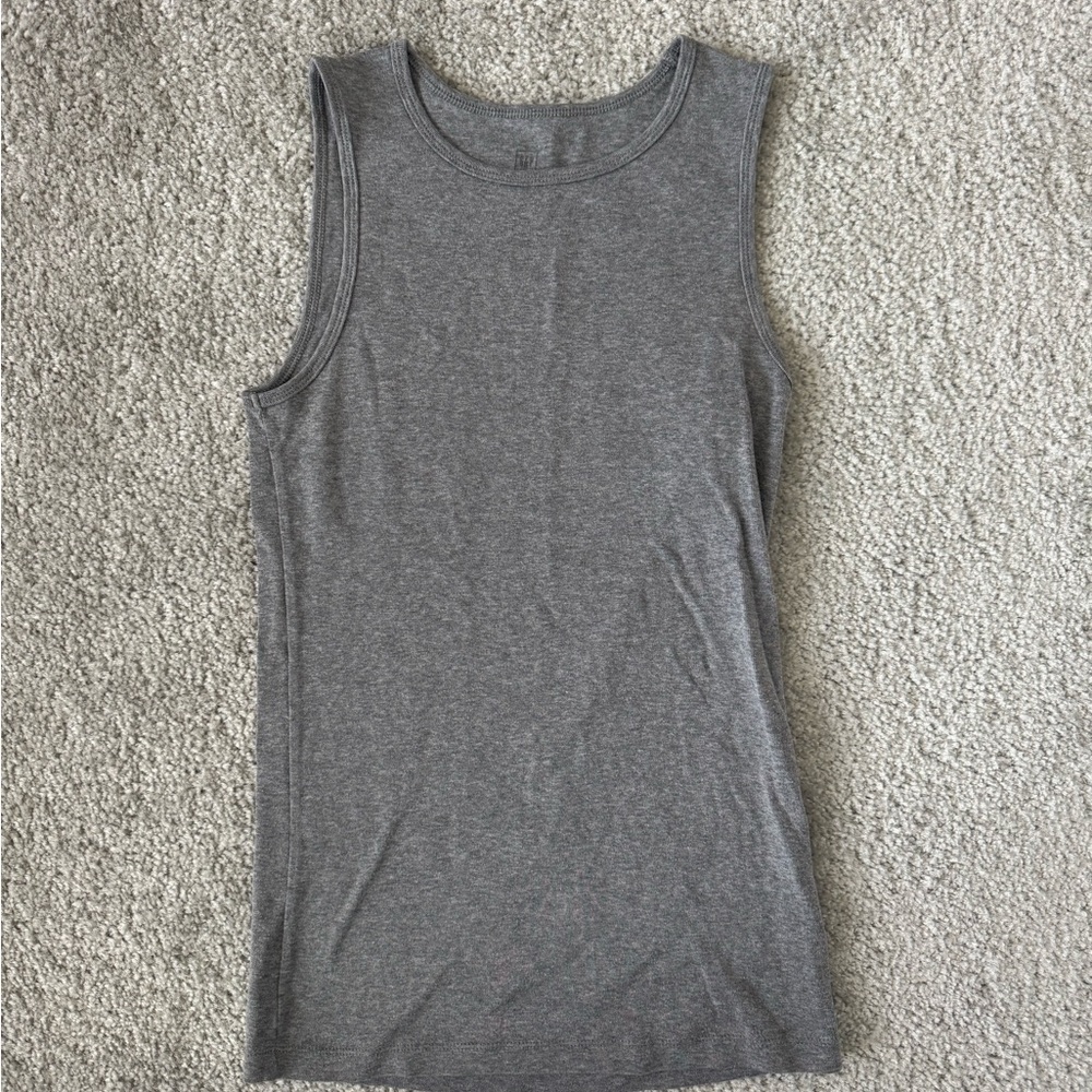 Classic Gray Sleeveless Top